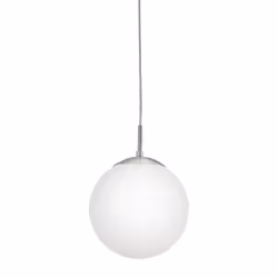 EGLO RONDO, Flexible mount, Nickel, White, Steel, Glass, IP20