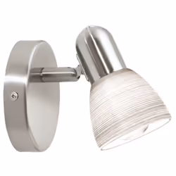 EGLO 88472, Surfaced lighting spot, E14, 1 bulb(s), 220-240 V, Nickel