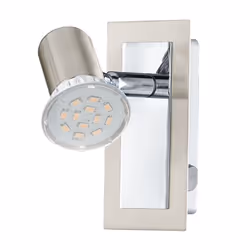 EGLO ROTTELO, GU10, 1 bulb(s), LED, 3000 K, 180 lm, Metallic