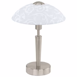 EGLO SOLO, Nickel, Steel, Bedroom, Living room, IP20, II, E14