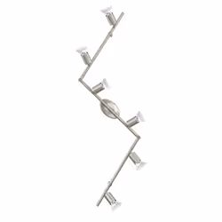 EGLO BUZZ-LED, 6 bulb(s), GU10, 3000 K, IP20, Metallic