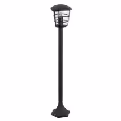 EGLO ALORIA, Outdoor wall lighting, Black, Aluminium, Plastic, IP44, Entrance, Garden, Patio, E27