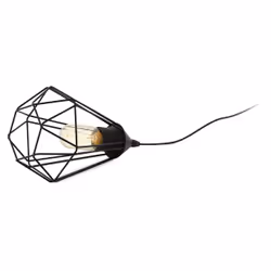 EGLO Tarbes, Black, Steel, Bedroom, Living room, IP20, II, ENEC