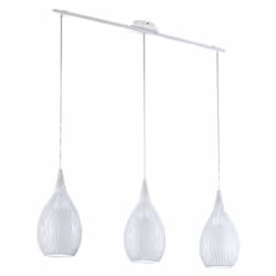 EGLO Razoni, Flexible mount, White, White, Glass, Steel, Glass, Indoor