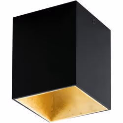 EGLO Polasso, 1 bulb(s), LED, 3000 K, 340 lm, IP20, Black, Gold