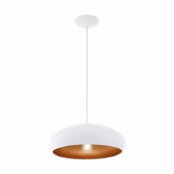 EGLO Mogano 1, Flexible mount, Copper, White, Copper, White, Steel, Indoor, IP20