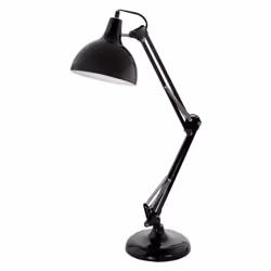 EGLO Borgillio, Black, Steel, Bedroom, Living room, II, ENEC, E27