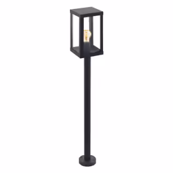 EGLO ALAMONTE 1, Outdoor floor lighting, Black, Glass, IP44, I, Transparent