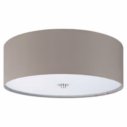 EGLO PASTERI, 3 bulb(s), E27, Nickel, Taupe