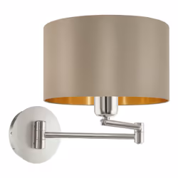 EGLO Maserlo, Surfaced, Cylinder, E27, IP20, Gold, Nickel, Taupe