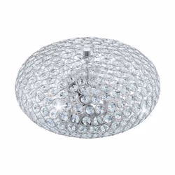 EGLO Clemente, E27, IP20, Chrome, Transparent