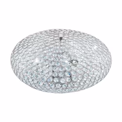 EGLO Clemente, E27, IP20, Chrome, Transparent