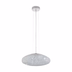 EGLO Clemente, Flexible mount, Stainless steel, Transparent, Transparent, Steel, Crystal, Indoor