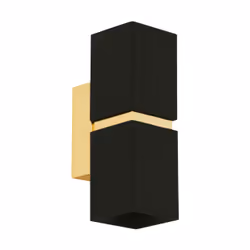 EGLO Passa, Surfaced, Rectangle, GU10, 3000 K, IP20, Black, Gold