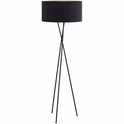 EGLO FONDACHELLI, Black, Copper, Bedroom, Living room, Fabric, Steel, II, E27, 1 bulb(s)