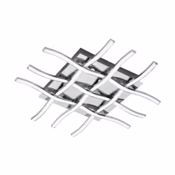 EGLO Lasana 1, 3000 K, 3780 lm, IP20, Chrome, White