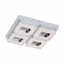 EGLO Fradelo, 3000 K, 400 lm, IP20, Chrome, Transparent