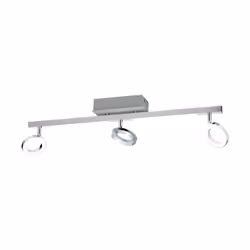 EGLO Cardillio 1, Surfaced lighting spot, Non-changeable bulb(s), 3000 K, 400 lm, 220-240 V, Aluminium, Chrome