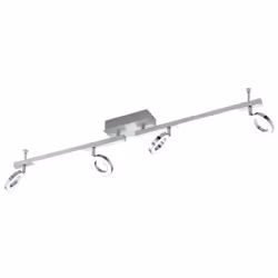 EGLO Cardillio 1, Surfaced lighting spot, Non-changeable bulb(s), 3000 K, 400 lm, 220-240 V, Aluminium, Chrome