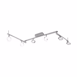 EGLO Cardillio 1, Surfaced lighting spot, Non-changeable bulb(s), 3000 K, 400 lm, 220-240 V, Aluminium, Chrome