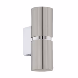 EGLO Passa, GU10, 3000 K, IP20, Chrome, Nickel, Satin steel