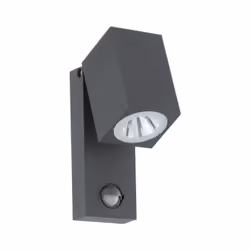 EGLO SAKEDA, Outdoor wall lighting, Anthracite, Cast aluminium, IP44, I, Anthracite