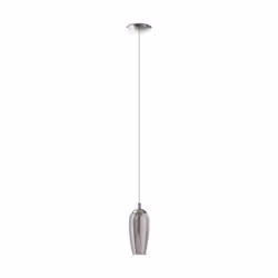 EGLO Farsala, Flexible mount, Black, Nickel, Transparent, Black, Transparent, Steel, Glass, Indoor