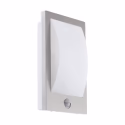 EGLO VERRES, Outdoor wall lighting, Stainless steel, White, Plastic, Stainless steel, IP44, II, White