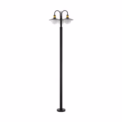EGLO SIRMIONE, Outdoor floor lighting, Black, Gold, Glass, IP44, I, White