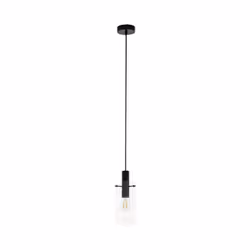 EGLO 97366, Black, Transparent, Steel, Glass, Black, Indoor