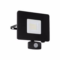 EGLO FAEDO 3, Outdoor wall lighting, Black, Aluminium, Glass, IP44, I, Transparent