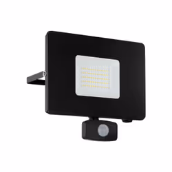 EGLO FAEDO 3, Outdoor wall lighting, Black, Aluminium, Glass, IP44, I, Transparent