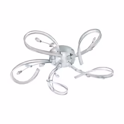EGLO 97487, 5 bulb(s), 3000 K, 4000 lm, Chrome, White