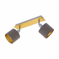 EGLO 97537, 2 bulb(s), LED, E14, Brown, Gold