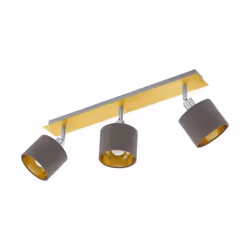 EGLO 97538, 3 bulb(s), E14, Brown, Gold, Silver
