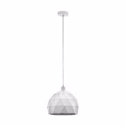 EGLO ROCCAFORTE, Flexible mount, White, White, Steel, II, 1 bulb(s)