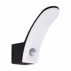 EGLO FIUMICINO, Outdoor wall lighting, Black, White, Aluminium, IP44, I, Surfaced