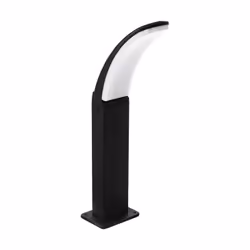 EGLO 98151, Outdoor pedestal/post lighting, Black, White, Aluminium, Plastic, IP44, Garden, I