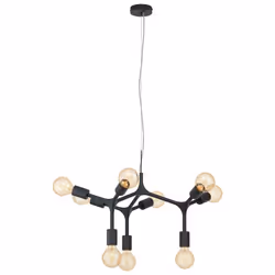 EGLO Bocadella, 9 bulb(s), E27, IP20, Black