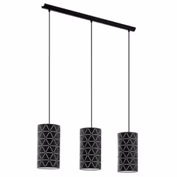 EGLO Ramon, 3 bulb(s), E27, IP20, Black, White