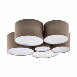 EGLO PASTORE 1, 6 bulb(s), E27, IP20, Taupe, White