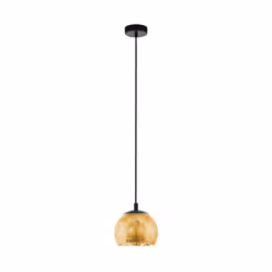 EGLO ALBARACCIN, Flexible mount, Black, Gold, Black, Glass, Steel, Living room, IP20
