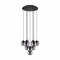 EGLO ARISCANI, Flexible mount, Black, Black, Glass, Steel, Indoor, IP20