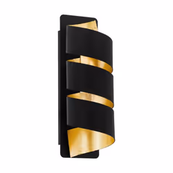 EGLO Elizondo, Surfaced, Other, 1 bulb(s), E14, IP20, Black, Gold