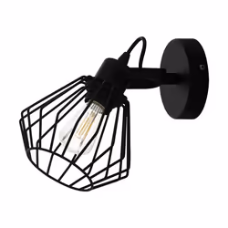 EGLO Tabillano, Surfaced lighting spot, E27, 1 bulb(s), 220-240 V, Black