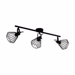 EGLO Tabillano, Surfaced lighting spot, E27, 3 bulb(s), 220-240 V, Black