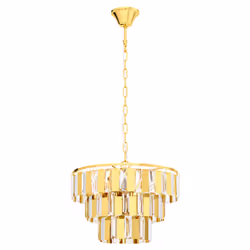 EGLO Erseka, Flexible mount, Brass, Transparent, Brass, Transparent, Steel, Crystal, Round