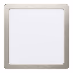 EGLO Fueva 5, Recessed lighting spot, 4000 K, 2100 lm, 220-240 V, Nickel, White