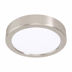 EGLO Fueva 5, LED, 4000 K, 1350 lm, IP20, Satin steel, White