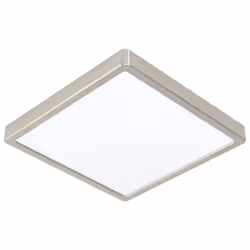 EGLO Fueva 5, LED, 3000 K, 2400 lm, IP20, Satin steel, White